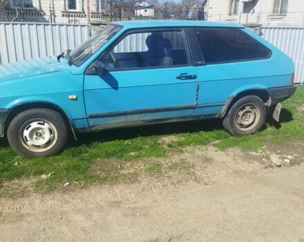 Синий ВАЗ 2108, объемом двигателя 1.1 л и пробегом 81 тыс. км за 1300 $, фото 1 на Automoto.ua
