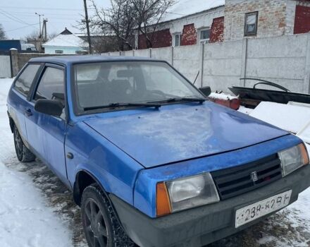 Синий ВАЗ 2108, объемом двигателя 0 л и пробегом 200 тыс. км за 750 $, фото 1 на Automoto.ua