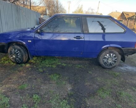 Синий ВАЗ 2108, объемом двигателя 1.1 л и пробегом 346 тыс. км за 921 $, фото 1 на Automoto.ua
