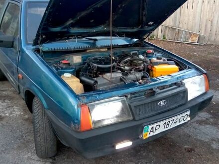 Синий ВАЗ 2108, объемом двигателя 1.3 л и пробегом 300 тыс. км за 500 $, фото 1 на Automoto.ua