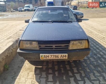 Синий ВАЗ 2108, объемом двигателя 1.5 л и пробегом 400 тыс. км за 950 $, фото 1 на Automoto.ua