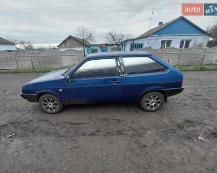 Синий ВАЗ 2108, объемом двигателя 1.5 л и пробегом 100 тыс. км за 1400 $, фото 1 на Automoto.ua