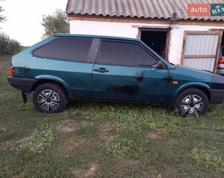 Зеленый ВАЗ 2108, объемом двигателя 1.5 л и пробегом 147 тыс. км за 1100 $, фото 2 на Automoto.ua