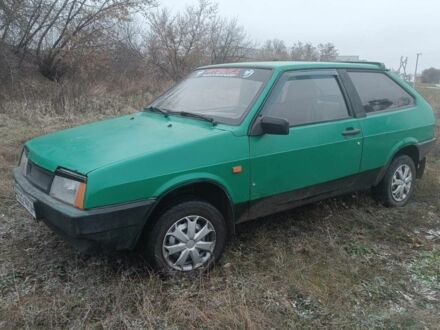 Зеленый ВАЗ 2108, объемом двигателя 1 л и пробегом 50 тыс. км за 650 $, фото 1 на Automoto.ua