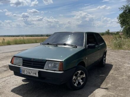 Зеленый ВАЗ 2108, объемом двигателя 1.3 л и пробегом 500 тыс. км за 700 $, фото 1 на Automoto.ua