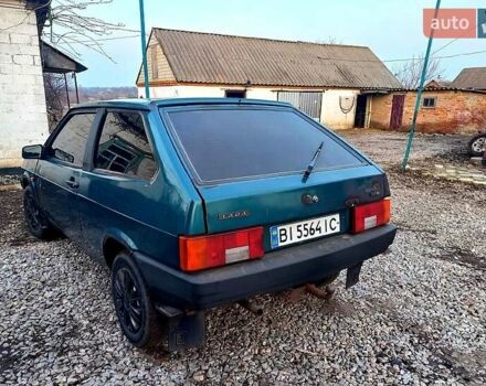 Зеленый ВАЗ 2108, объемом двигателя 1.5 л и пробегом 147 тыс. км за 1100 $, фото 1 на Automoto.ua