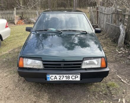 Зеленый ВАЗ 2108, объемом двигателя 1.5 л и пробегом 2 тыс. км за 1000 $, фото 1 на Automoto.ua
