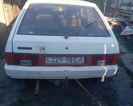 Белый ВАЗ 2109, объемом двигателя 1.3 л и пробегом 100 тыс. км за 606 $, фото 1 на Automoto.ua