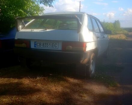 Белый ВАЗ 2109, объемом двигателя 1.3 л и пробегом 120 тыс. км за 600 $, фото 1 на Automoto.ua