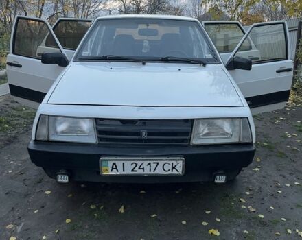 Белый ВАЗ 2109, объемом двигателя 1.3 л и пробегом 99 тыс. км за 1050 $, фото 1 на Automoto.ua