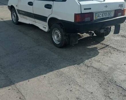 Белый ВАЗ 2109, объемом двигателя 1.3 л и пробегом 222 тыс. км за 600 $, фото 3 на Automoto.ua