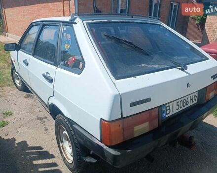 Белый ВАЗ 2109, объемом двигателя 1.3 л и пробегом 200 тыс. км за 793 $, фото 2 на Automoto.ua