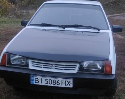 Белый ВАЗ 2109, объемом двигателя 1.3 л и пробегом 200 тыс. км за 1300 $, фото 1 на Automoto.ua