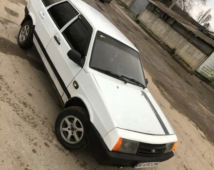 Белый ВАЗ 2109, объемом двигателя 1.3 л и пробегом 352 тыс. км за 1300 $, фото 2 на Automoto.ua