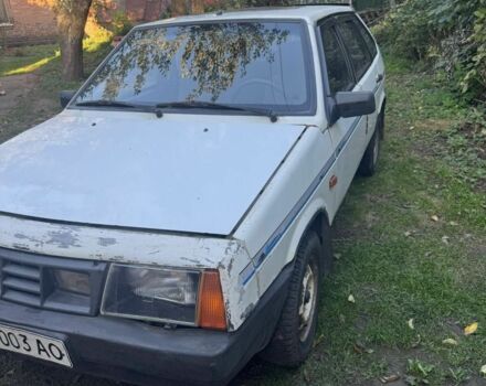 Белый ВАЗ 2109, объемом двигателя 1.3 л и пробегом 1 тыс. км за 1000 $, фото 4 на Automoto.ua