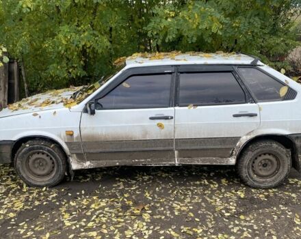 Белый ВАЗ 2109, объемом двигателя 1.3 л и пробегом 100 тыс. км за 600 $, фото 1 на Automoto.ua