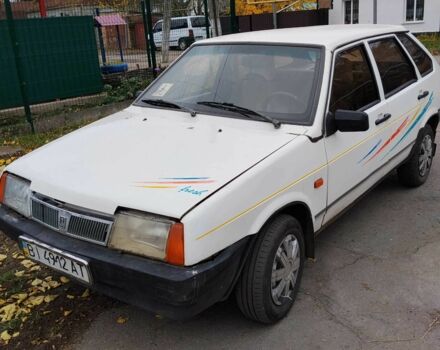 Белый ВАЗ 2109, объемом двигателя 1.5 л и пробегом 200 тыс. км за 650 $, фото 1 на Automoto.ua