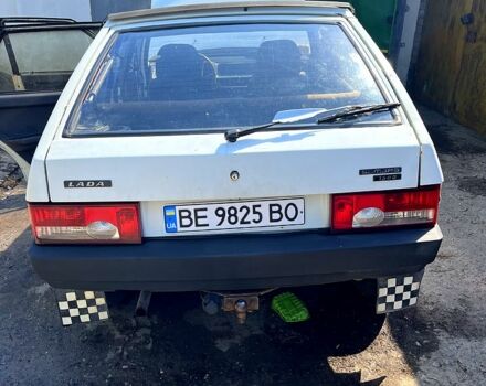 Белый ВАЗ 2109, объемом двигателя 1.3 л и пробегом 200 тыс. км за 1000 $, фото 2 на Automoto.ua