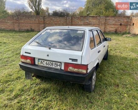 Белый ВАЗ 2109, объемом двигателя 1.5 л и пробегом 100 тыс. км за 1600 $, фото 1 на Automoto.ua