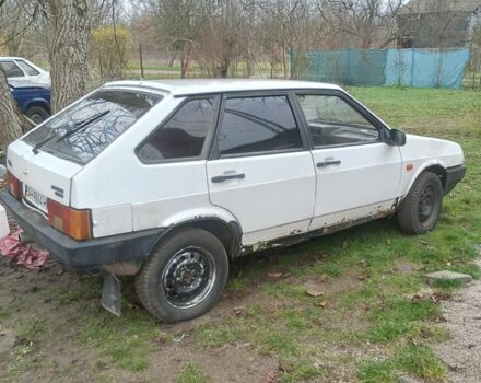 Белый ВАЗ 2109, объемом двигателя 1.5 л и пробегом 200 тыс. км за 639 $, фото 1 на Automoto.ua