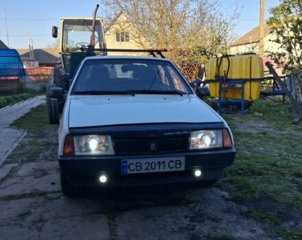 Белый ВАЗ 2109, объемом двигателя 1.3 л и пробегом 1 тыс. км за 800 $, фото 1 на Automoto.ua