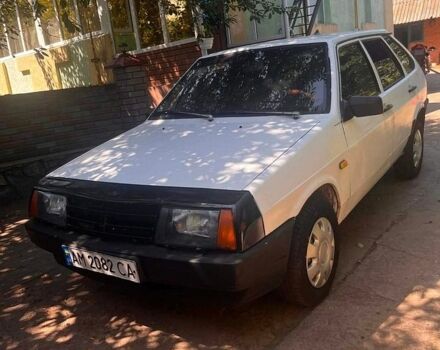 Белый ВАЗ 2109, объемом двигателя 1.3 л и пробегом 300 тыс. км за 800 $, фото 1 на Automoto.ua