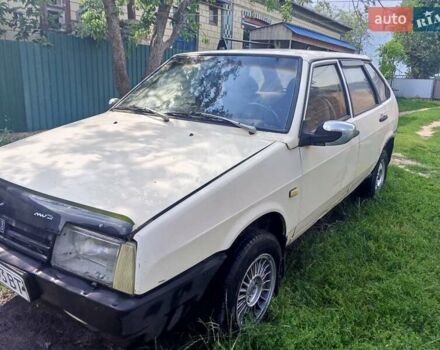 Белый ВАЗ 2109, объемом двигателя 1.3 л и пробегом 150 тыс. км за 1000 $, фото 1 на Automoto.ua
