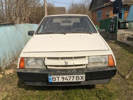 Белый ВАЗ 2109, объемом двигателя 1.3 л и пробегом 50 тыс. км за 450 $, фото 1 на Automoto.ua