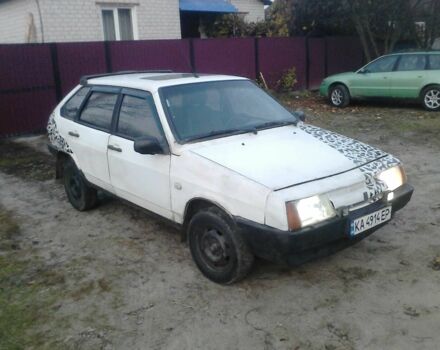 Белый ВАЗ 2109, объемом двигателя 1.5 л и пробегом 200 тыс. км за 500 $, фото 1 на Automoto.ua