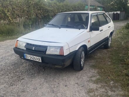 Белый ВАЗ 2109, объемом двигателя 1.3 л и пробегом 1 тыс. км за 600 $, фото 1 на Automoto.ua