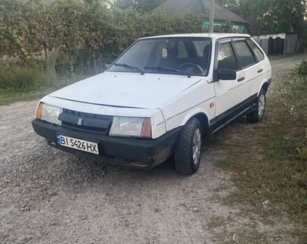 Белый ВАЗ 2109, объемом двигателя 1.3 л и пробегом 1 тыс. км за 600 $, фото 1 на Automoto.ua