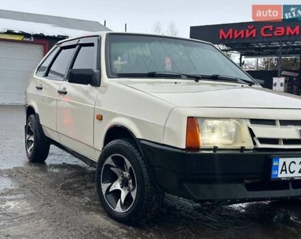 Белый ВАЗ 2109, объемом двигателя 1.3 л и пробегом 60 тыс. км за 1800 $, фото 1 на Automoto.ua