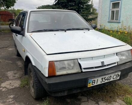 Белый ВАЗ 2109, объемом двигателя 1.3 л и пробегом 200 тыс. км за 393 $, фото 1 на Automoto.ua