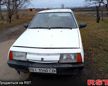 Белый ВАЗ 2109, объемом двигателя 1.3 л и пробегом 75 тыс. км за 500 $, фото 1 на Automoto.ua