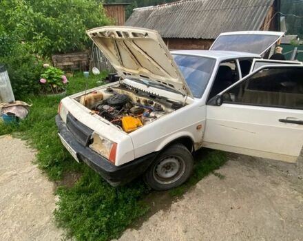 Белый ВАЗ 2109, объемом двигателя 1.5 л и пробегом 160 тыс. км за 320 $, фото 1 на Automoto.ua