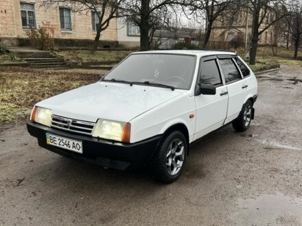 Белый ВАЗ 2109, объемом двигателя 1.5 л и пробегом 220 тыс. км за 1500 $, фото 1 на Automoto.ua