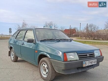 Белый ВАЗ 2109, объемом двигателя 1.5 л и пробегом 125 тыс. км за 1900 $, фото 1 на Automoto.ua