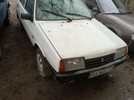 Белый ВАЗ 2109, объемом двигателя 0 л и пробегом 150 тыс. км за 1200 $, фото 1 на Automoto.ua