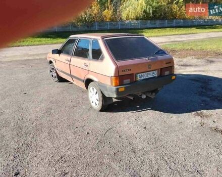Бежевый ВАЗ 2109, объемом двигателя 1.3 л и пробегом 75 тыс. км за 800 $, фото 1 на Automoto.ua