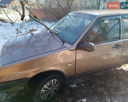 Бежевый ВАЗ 2109, объемом двигателя 1.5 л и пробегом 250 тыс. км за 1100 $, фото 1 на Automoto.ua