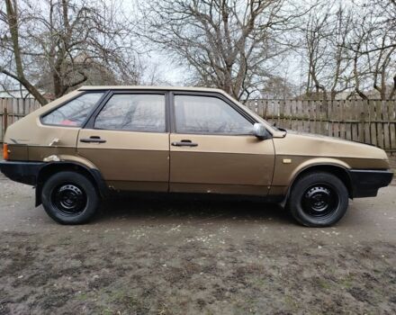 Бежевый ВАЗ 2109, объемом двигателя 1.5 л и пробегом 175 тыс. км за 600 $, фото 1 на Automoto.ua