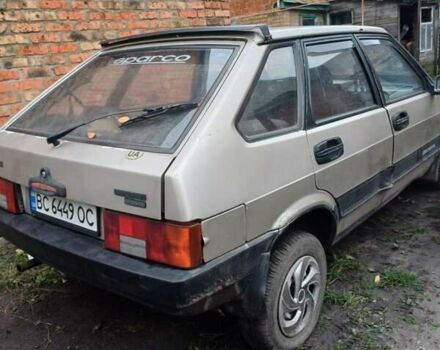 Бежевый ВАЗ 2109, объемом двигателя 1.5 л и пробегом 100 тыс. км за 1300 $, фото 5 на Automoto.ua