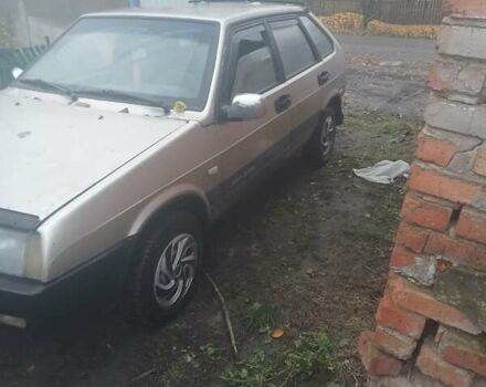 Бежевый ВАЗ 2109, объемом двигателя 1.5 л и пробегом 100 тыс. км за 1300 $, фото 1 на Automoto.ua