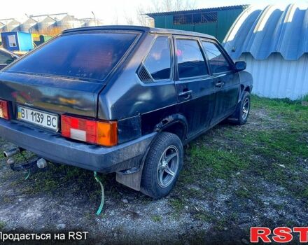 Черный ВАЗ 2109, объемом двигателя 1.3 л и пробегом 200 тыс. км за 1200 $, фото 2 на Automoto.ua