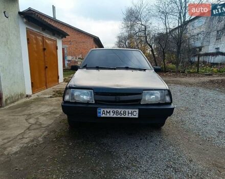 Черный ВАЗ 2109, объемом двигателя 1.3 л и пробегом 125 тыс. км за 700 $, фото 1 на Automoto.ua