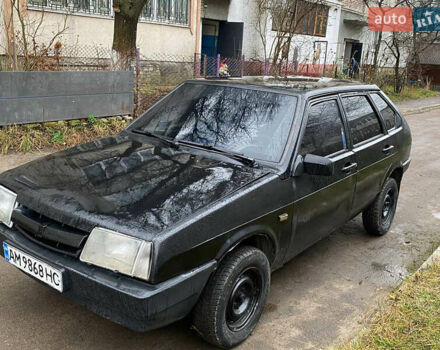 Черный ВАЗ 2109, объемом двигателя 1.3 л и пробегом 300 тыс. км за 600 $, фото 2 на Automoto.ua