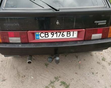 Черный ВАЗ 2109, объемом двигателя 1.5 л и пробегом 199 тыс. км за 1250 $, фото 1 на Automoto.ua