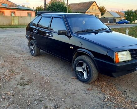 Черный ВАЗ 2109, объемом двигателя 1.3 л и пробегом 150 тыс. км за 1400 $, фото 1 на Automoto.ua