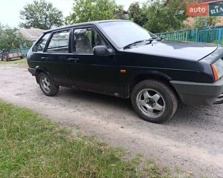 Черный ВАЗ 2109, объемом двигателя 1.3 л и пробегом 30 тыс. км за 1300 $, фото 4 на Automoto.ua