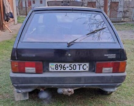 Черный ВАЗ 2109, объемом двигателя 1.5 л и пробегом 467 тыс. км за 500 $, фото 1 на Automoto.ua